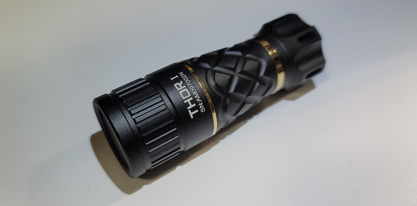 Lumintop THOR I 1200 Meters 18350 LEP Flashlight BLACK