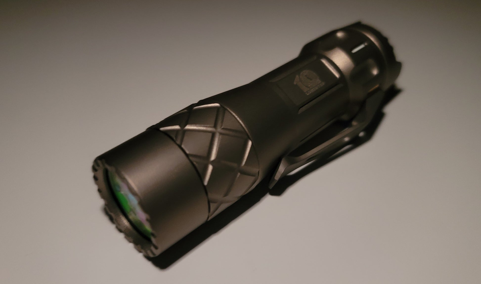 Lumintop LM10 Titanium 9 x GITD + Glow Gasket LED Flashlight