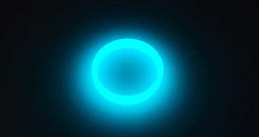 Lumintop Thor I LEP Flashlight Bezel Turbo Glow Ring BLUE