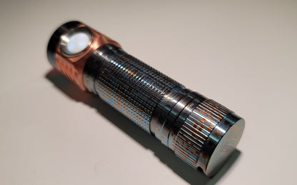 Emisar D4v2 Titanium Blue Circuit Nichia 519a High CRI Led Flashlight