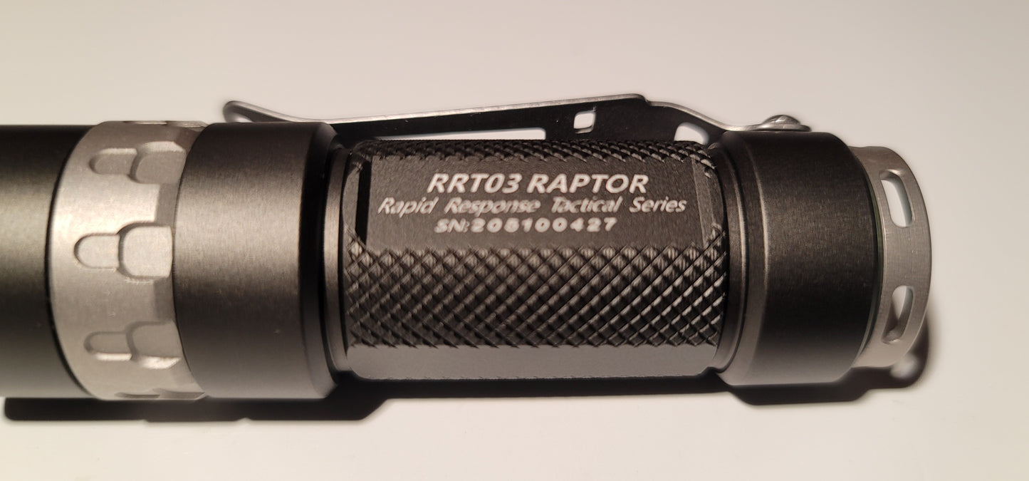 Jetbeam RRT03 Raptor Tatical LED Flashlight