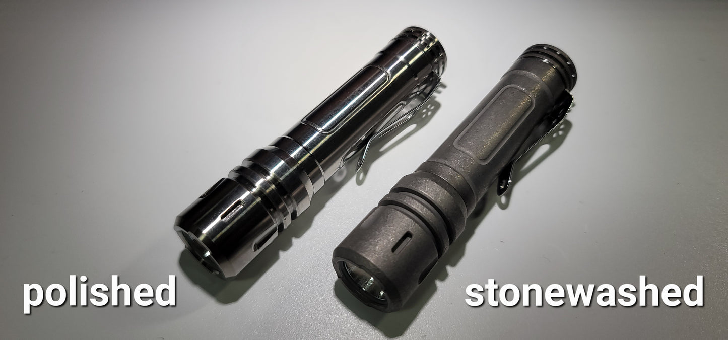 ReyLight Lan Titanium Custom LED Flashlight