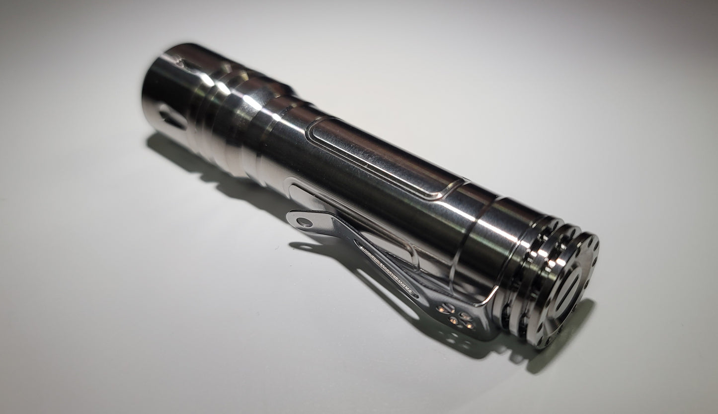 ReyLight Lan Titanium Custom LED Flashlight