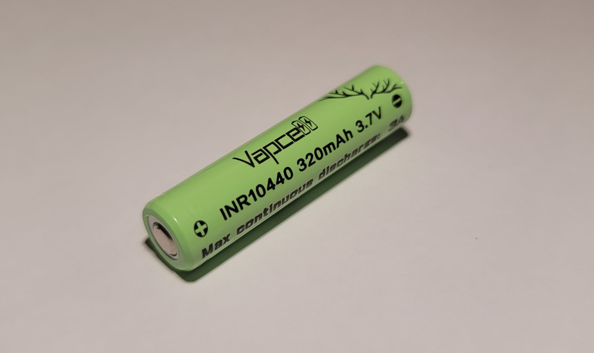Vapcell INR10440 3.7v 320mAh Rechargeable Li-ion Battery *** HAS TO BE SHIPPED WITH FLASHLIGHT + FEDEX ***