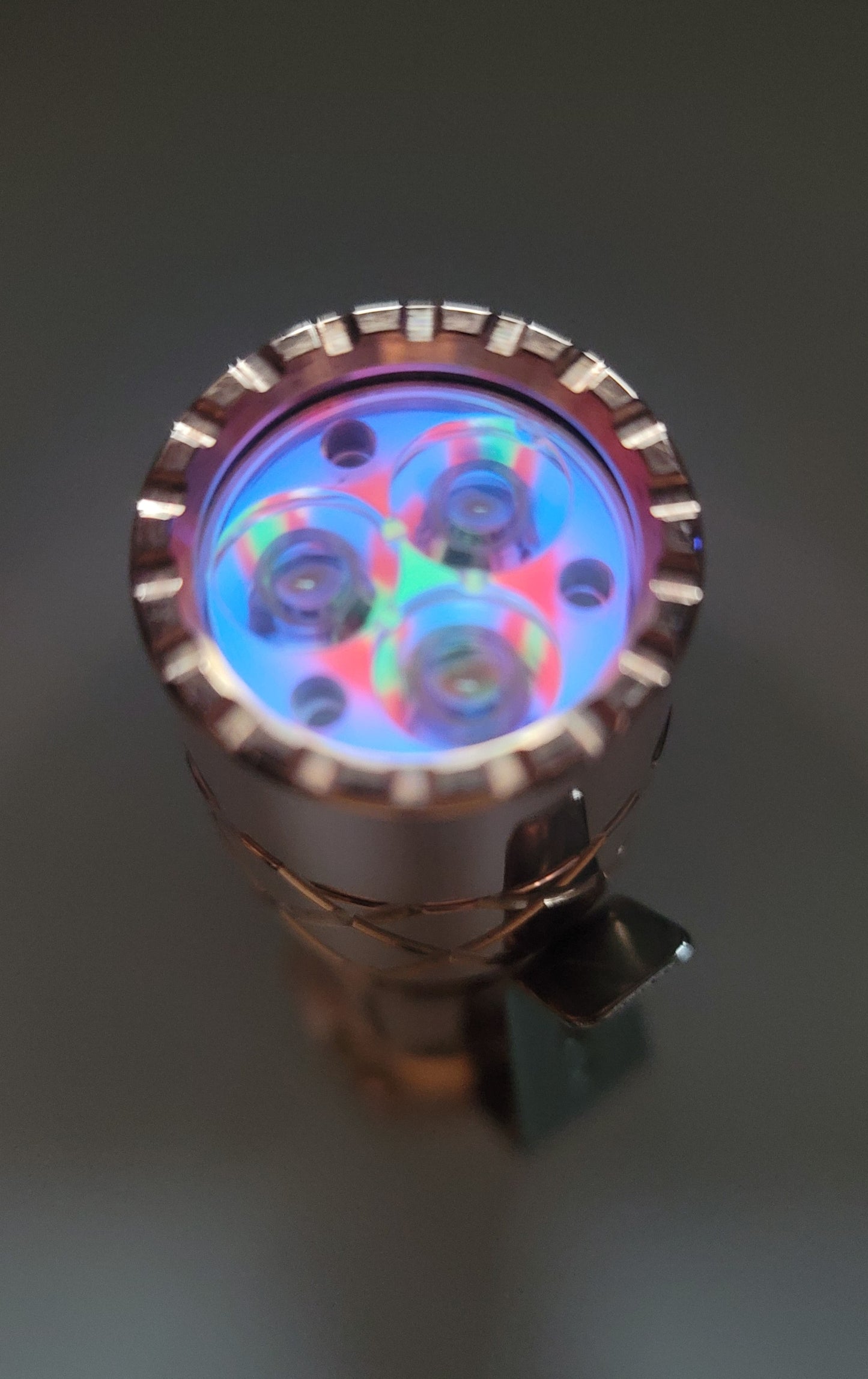 Lumintop LM10 Copper 9 x Tritium + Glow Gasket Custom LED Flashlight