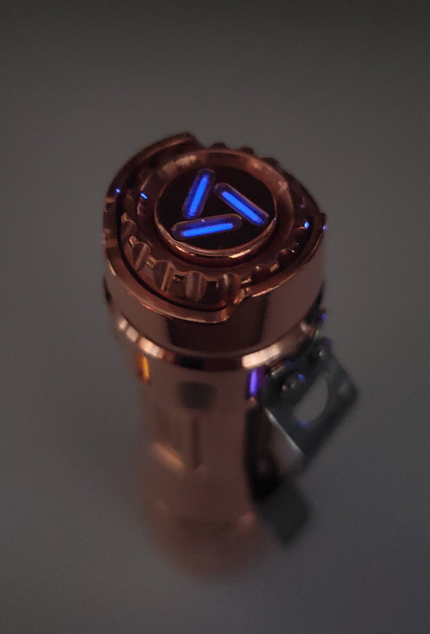 Lumintop LM10 Copper 9 x Tritium + Glow Gasket Custom LED Flashlight