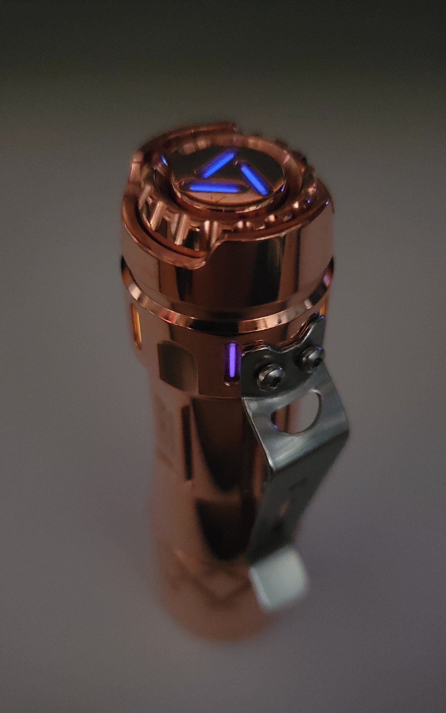 Lumintop LM10 Copper 9 x Tritium + Glow Gasket Custom LED Flashlight