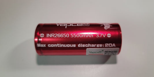 Vapcell INR26650 26650 5500mAh 20A Rechargeable Lithium-ion Battery