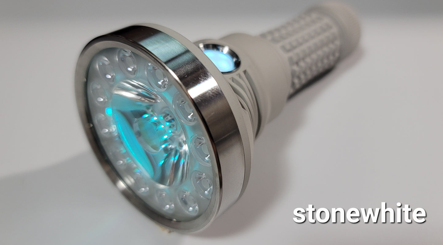 Noctigon DM1.12 Throw + Flood 21700 & 26800 LED Flashlight STONEWHITE SST-20 CW/SFT-40 6500K