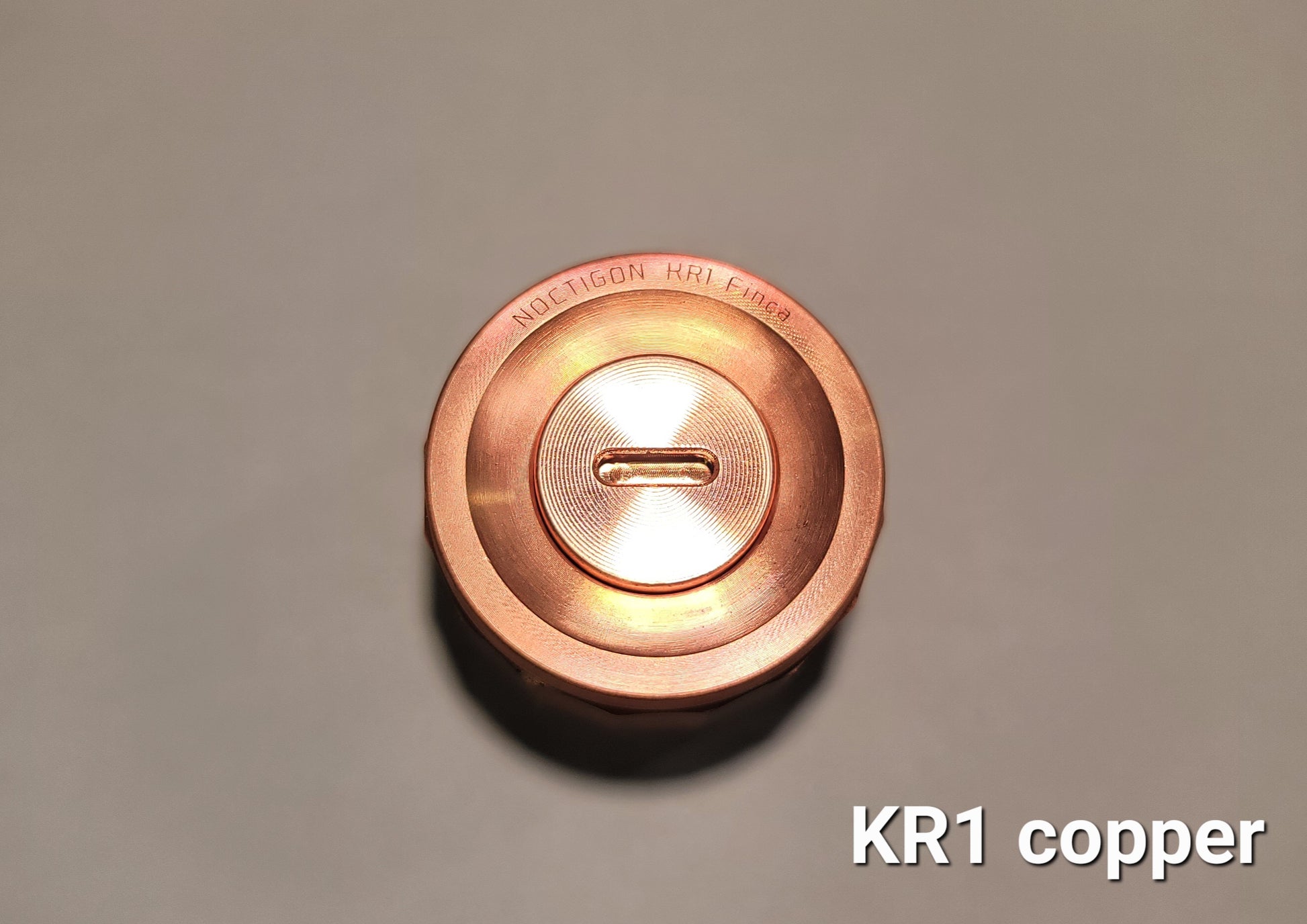 Noctigon KR1 Replacement Copper Tail Cap