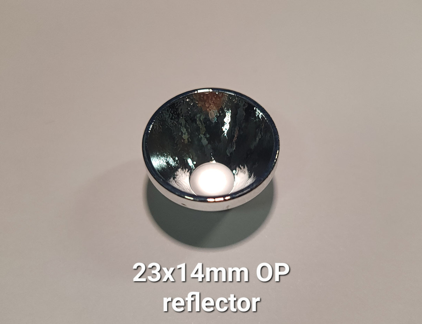 Aluminum Reflector Smooth or OP 23 X 14MM OP
