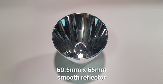 Aluminum Reflector SMO or OP 60.5 X 65MM SMOOTH (K1)