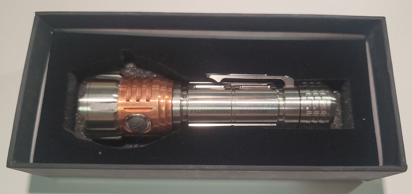 PALight Star Titanium + Copper LED Flashlight