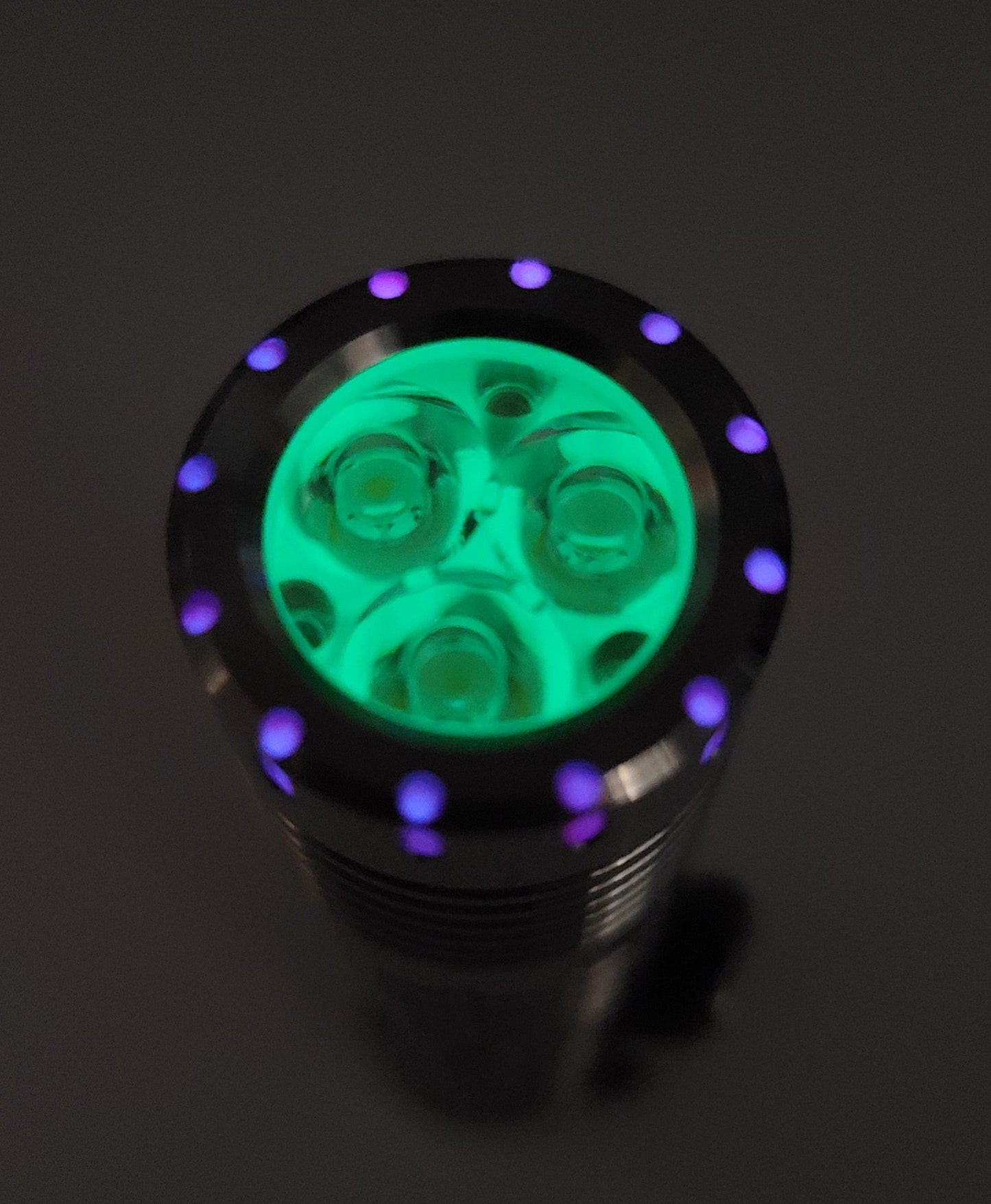 ReyLight Dawn Triple Titanium Custom LED Flashlight + 14 TRITIUMS!