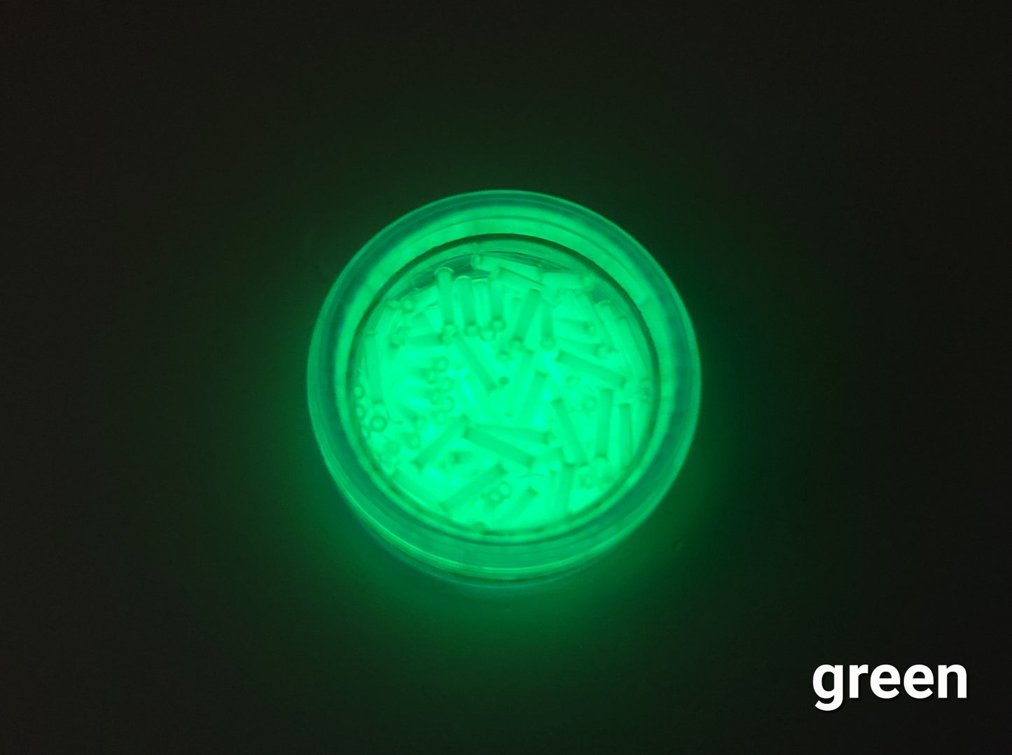 Tritium Vials 1.5 x 6mm Self-Luminous GREEN