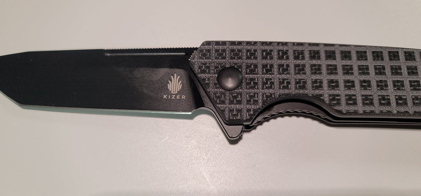 Kizer Lan G-10 Black V4577N1 (3.4" Black)