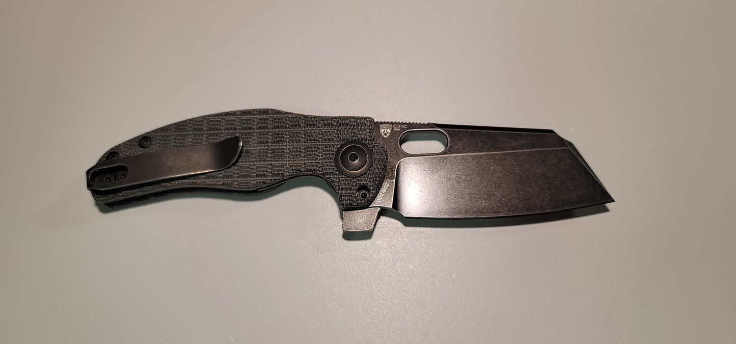 KizerXRey Exclusive Sheepdog C01c FRAG Micarta limited edition