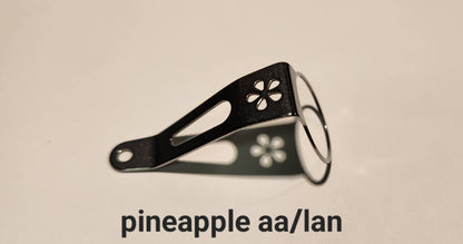 ReyLight Replacement Pocket Clip PINEAPPLE AA/LAN (POLISHED)