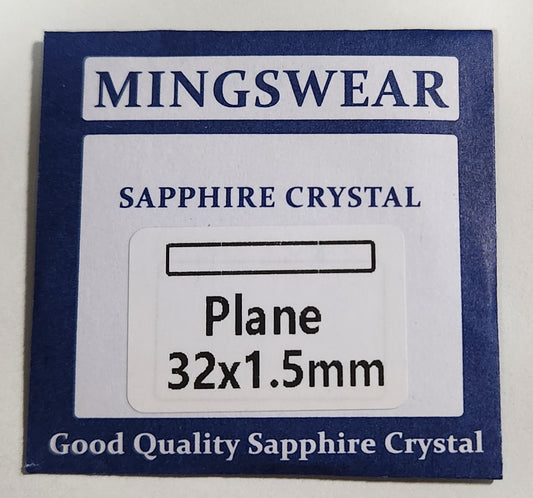 Sapphire Crystal Len 32 X 1.5MM FOR KR1 OR D1