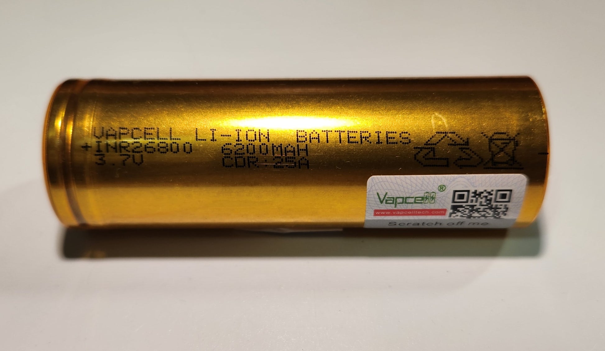 Vapcell INR26800 26800 6200mAh 25A Rechargeable Li-Ion Battery