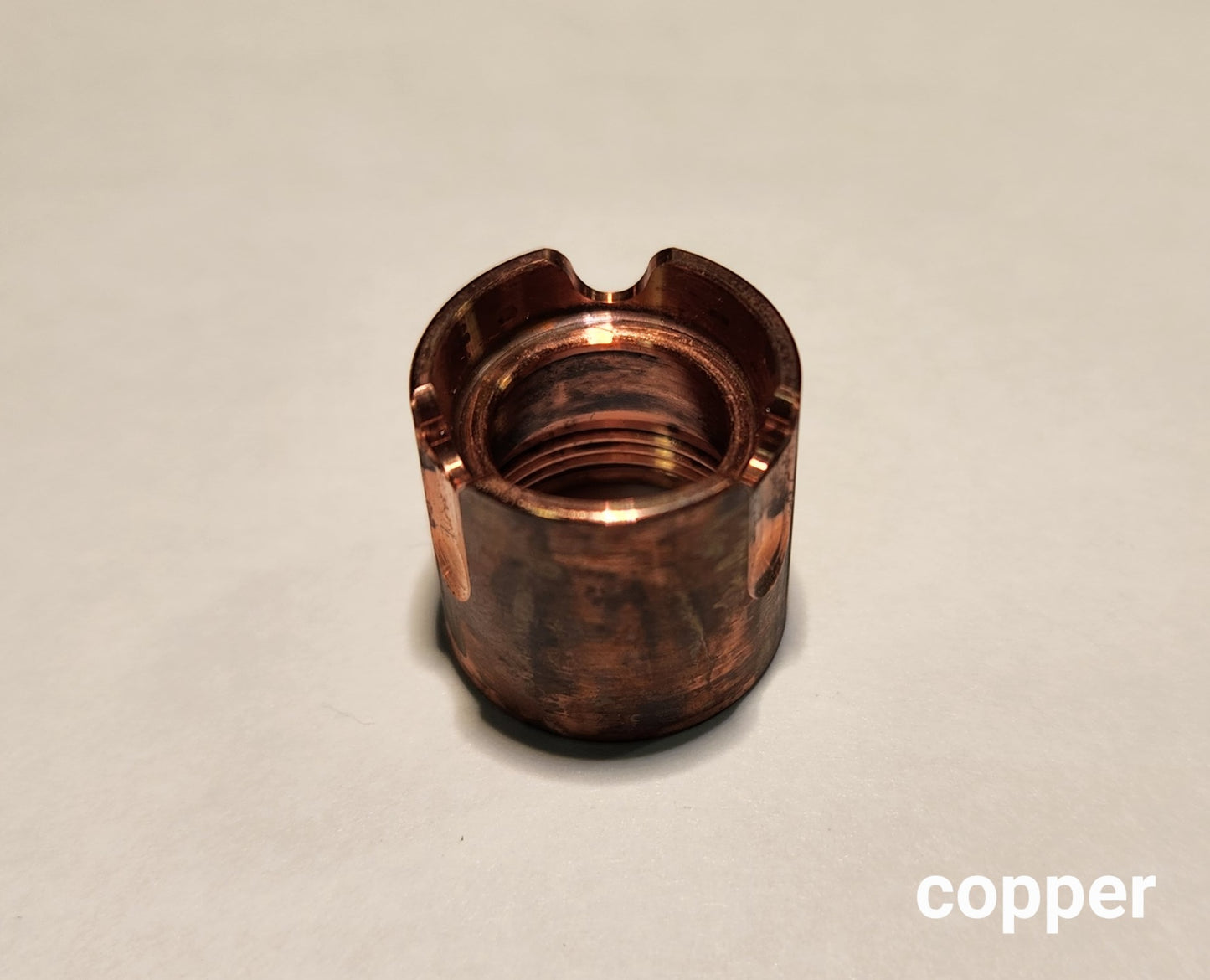 Reylight Pineapple Mini Titanium Copper or Brass *** NEW TAIL CAP ONLY *** COPPER (PATINA)