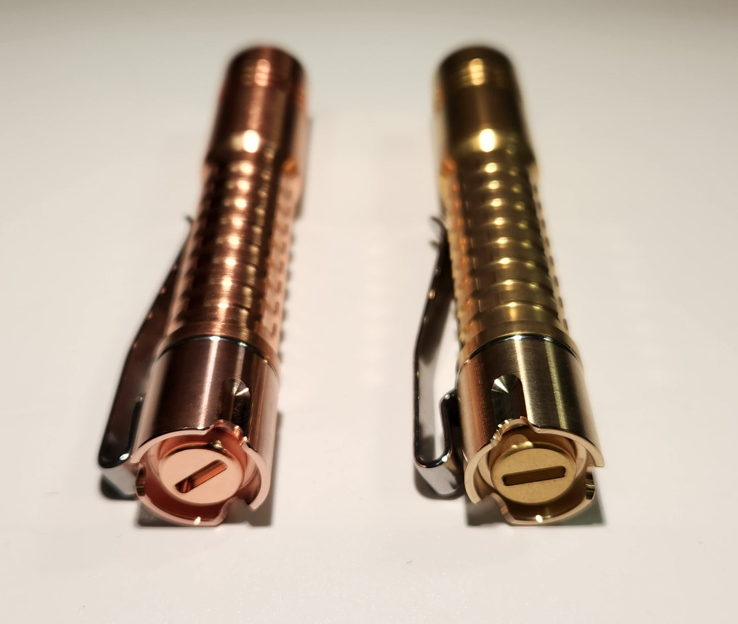 Reylight Pineapple Mini Titanium Copper or Brass *** NEW TAIL CAP ONLY ***