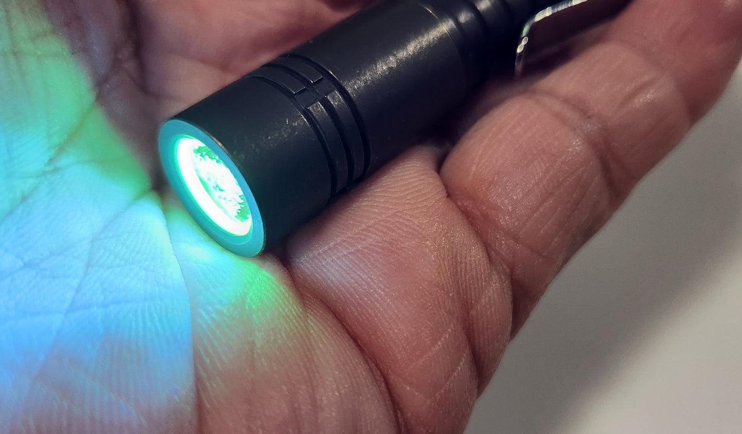 ReyLight Pineapple Mini Titanium Nichia AAA/10440 LED Flashlight *** FREE 10440 BATTERY BUT HAS TO SHIP FEDEX ***