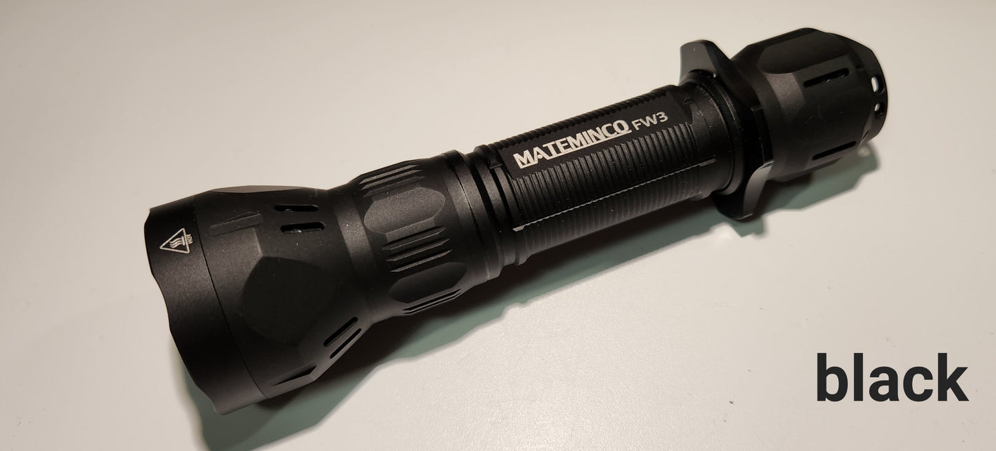 Mateminco FW3 LEP + LED Flashlight 1550 Lumen 1350M 21700