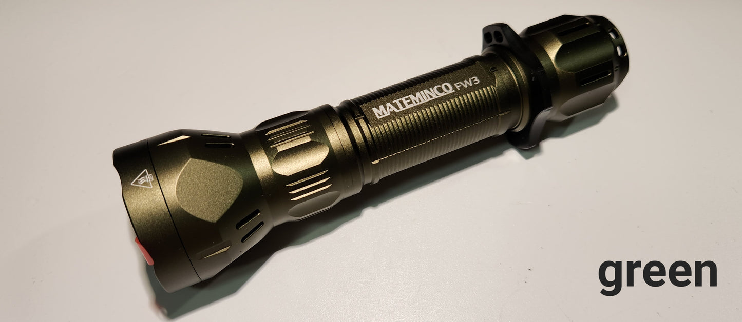 Mateminco FW3 LEP + LED Flashlight 1550 Lumen 1350M 21700