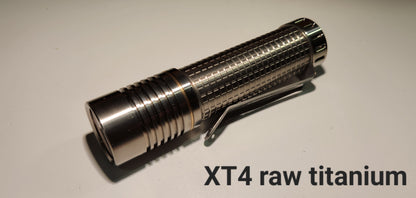 Maeerxu XT4 21700 519A 4000 Lumens Titanium Flashlight TITANIUM RAW
