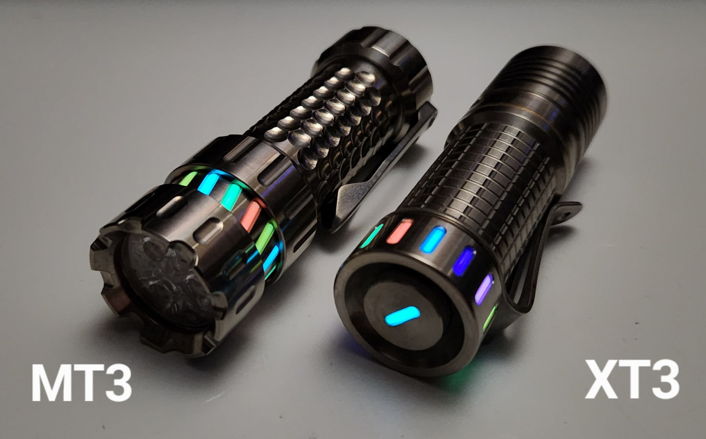 Maeerxu MT3 Titanium *CUSTOM* 18350 Nichia 519A Led Flashlight