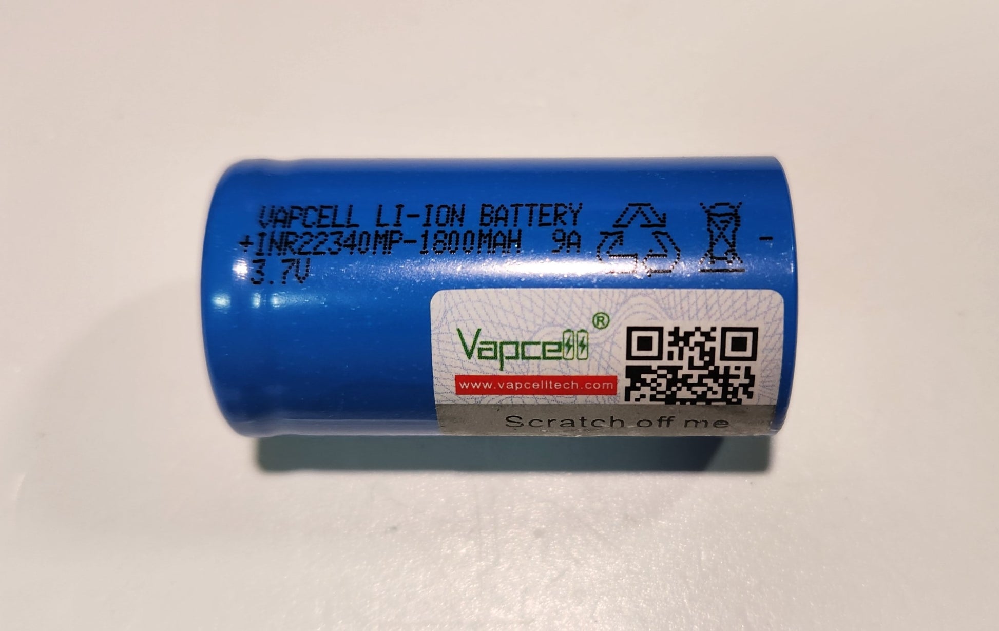 Vapcell/JCM Fireflies 2000mAh 10A Li-Ion Rechargeable Battery VAPCELL 22430 1800MAH 9A