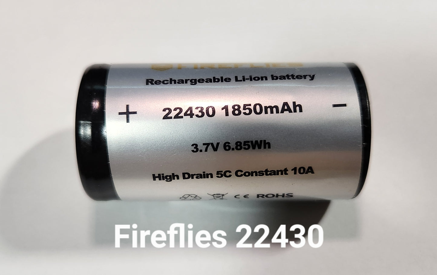 Vapcell/JCM Fireflies 2000mAh 10A Li-Ion Rechargeable Battery FIREFLIES 22430 1850MAH 10A