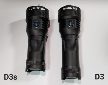 Lumintop D3 D3s 6000 Lumens 26800 Outdoor LED Flashlight SFN55.2 LED