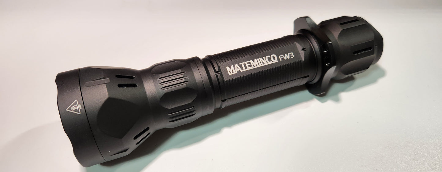 Mateminco FW3 LEP + LED Flashlight 1550 Lumen 1350M 21700