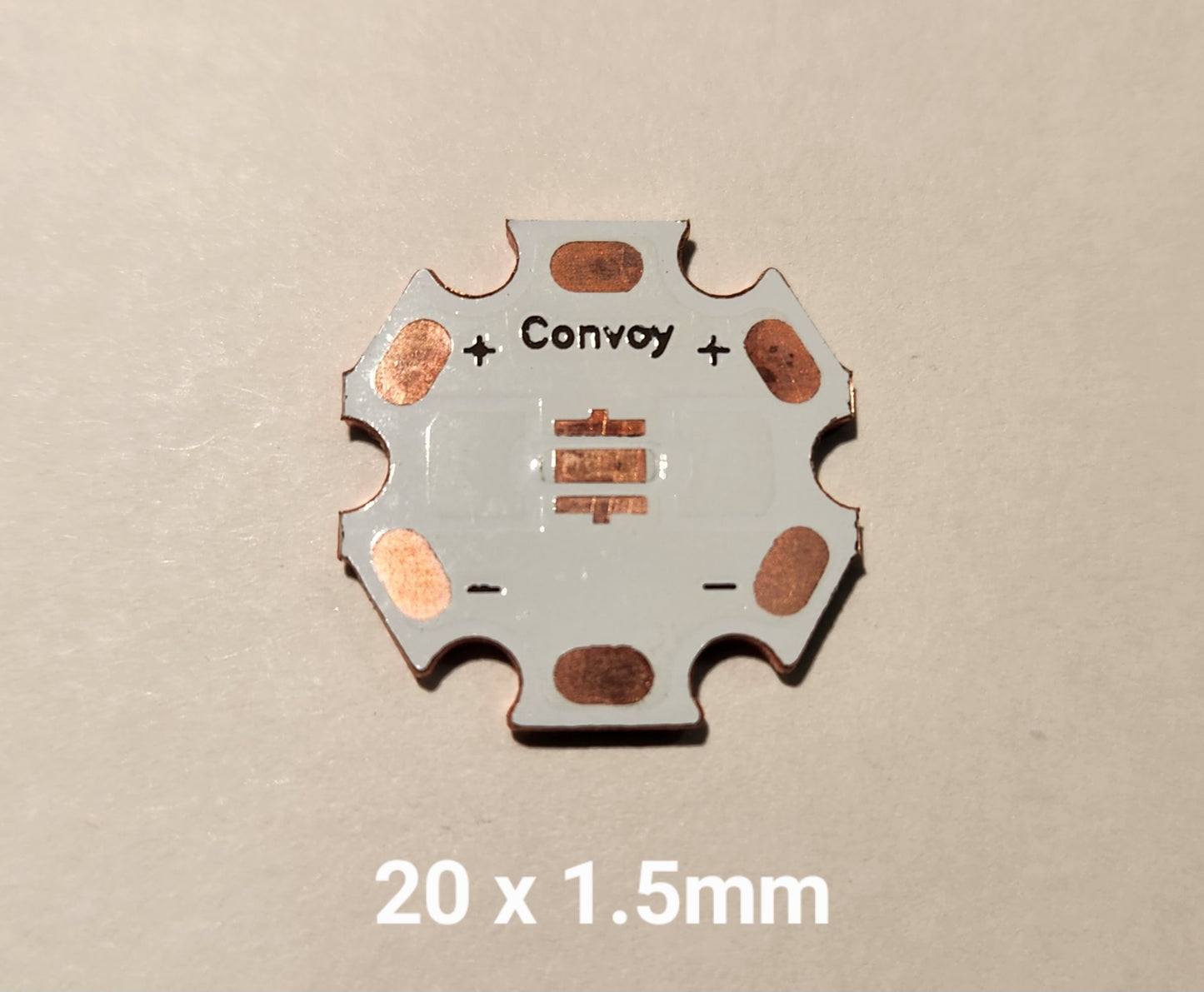 CONVOY RAW LED MCPCB 20 X 1.5MM 3535 SMD
