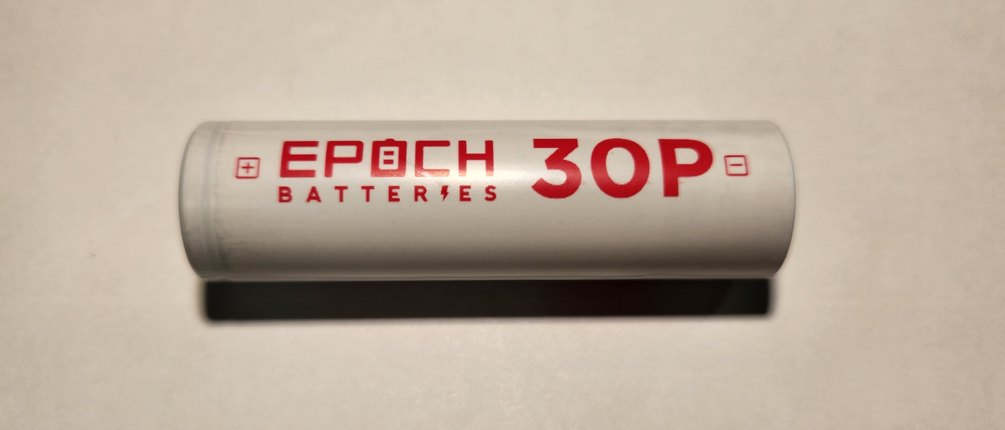 Epoch 30P 18650 3000mAh 15A Rechargeable Battery