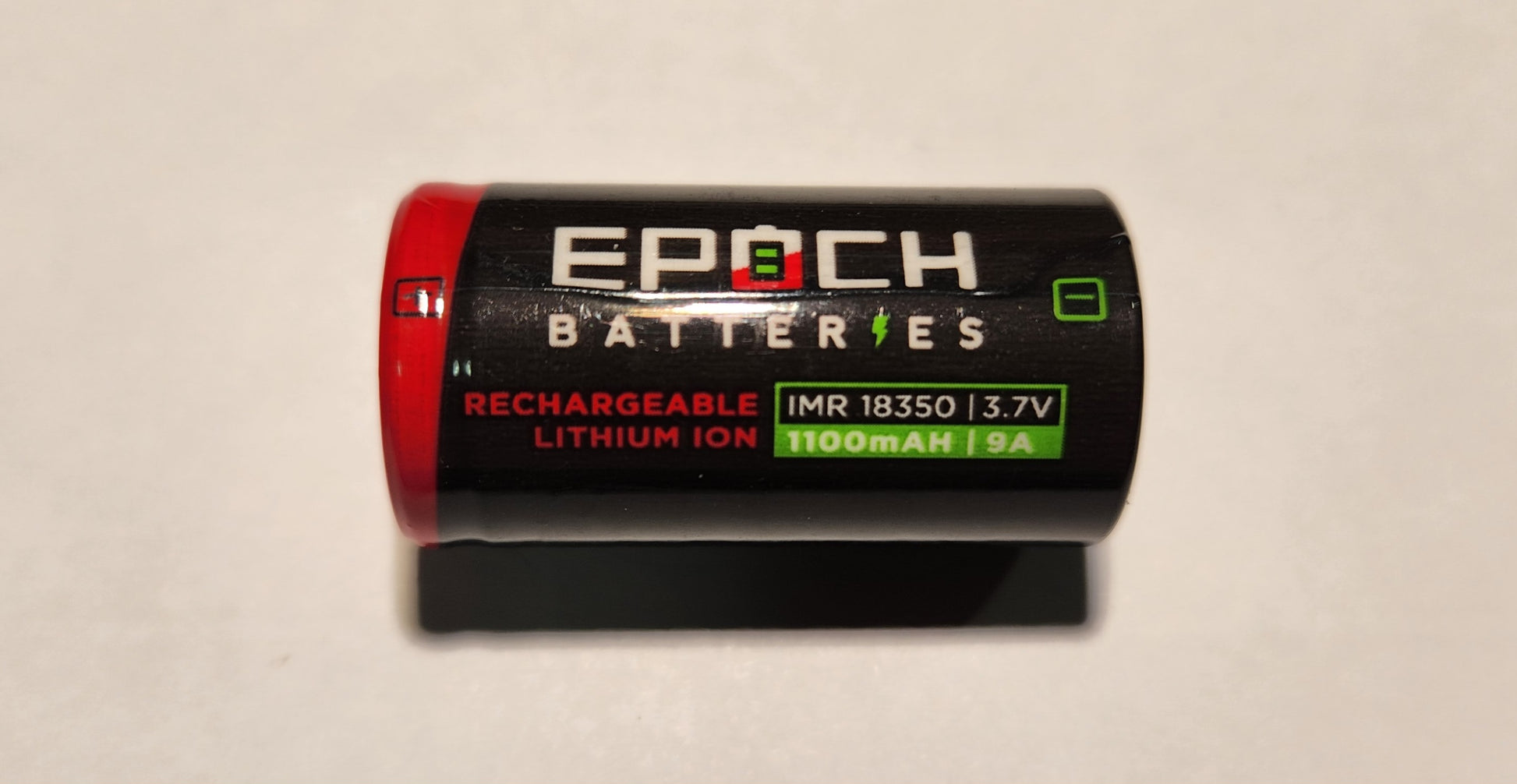Epoch 18350 1100mAh 9A IMR Rechargeable Battery **** HAS TO BE SHIPPED WITH FLASLIGHT + FEDEX ***