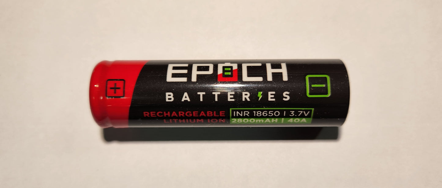 Epoch 18650 2800mAh 40A Battery (Molicel P28B)