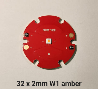 Noctigon Single LED + MCPCB 32MM OSRAM W1 AMBER