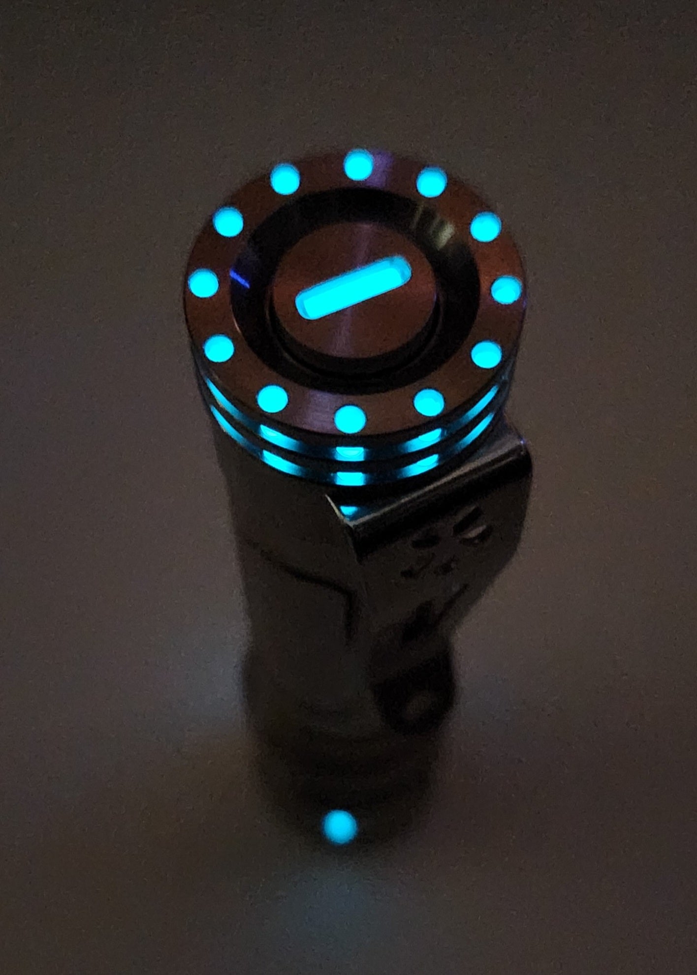 ReyLight LAN Titanium Custom LED Flashlight Custom 16 Turbo Glow Tubes Installed
