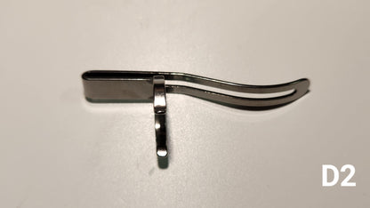 Emisar Noctigon Stainless Pocket Clips D2 (DEEP CARRY)