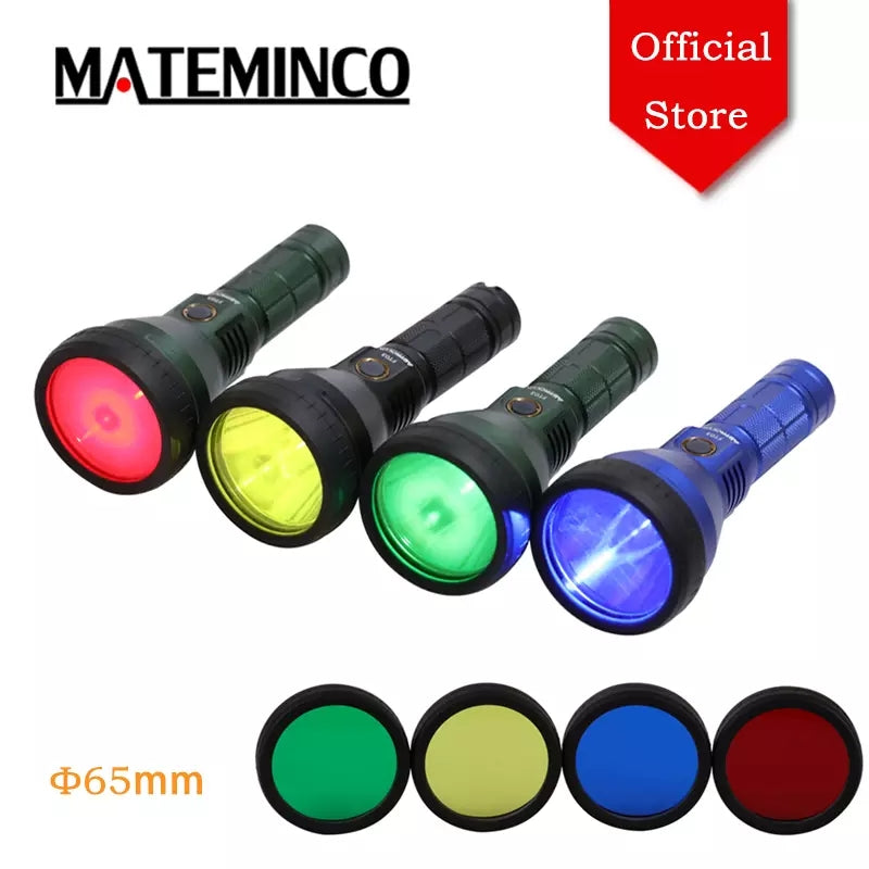 Mateminco 65mm 4 Color Diffuser for MT35 mini/MT90