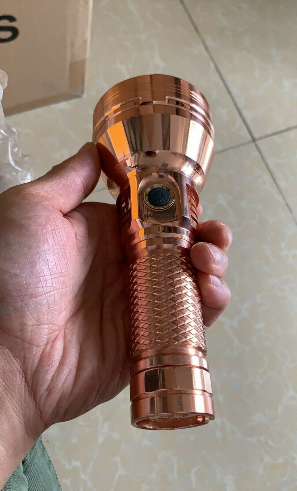 Mateminco MT90 SBT90.2 Copper or Brass LED Flashlight COPPER