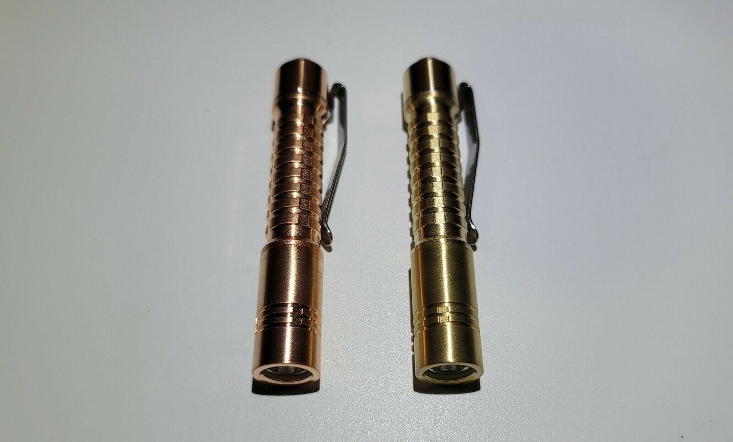 ReyLight Pineapple Mini Nichia 519a 4000k Copper or Brass LED Flashlight