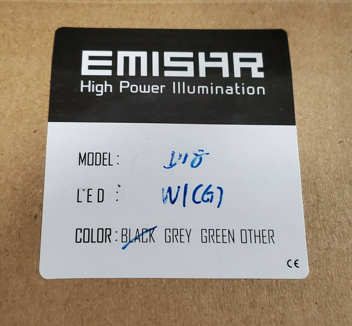 Emisar D18 18 X Osram W2 Green High Power LED Flashlight