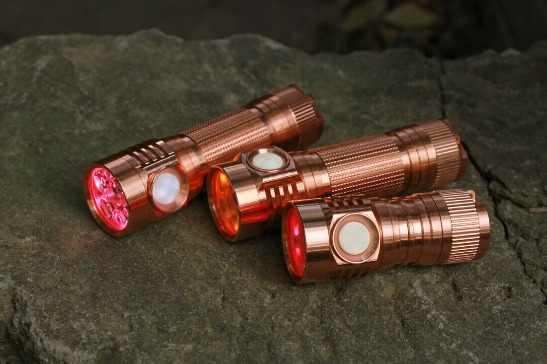 Emisar D4v2 Copper Nichia 519a High Power LED Flashlight