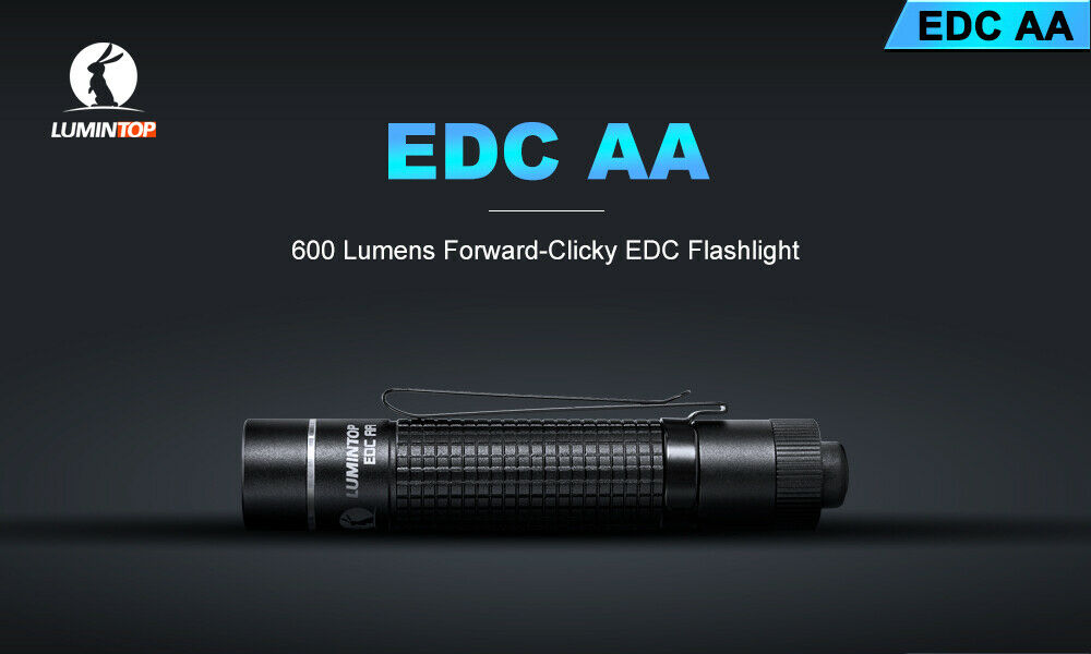 Lumintop EDC AA 600 Lumens Forward-clicky Mini EDC LED Flashlight