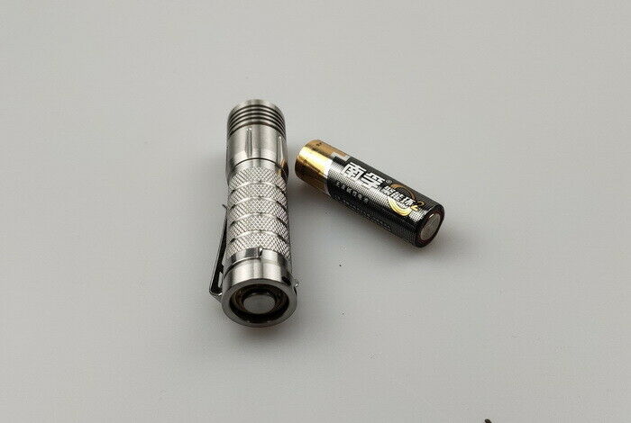 Fireflies Stainless Steel AA/14500 LED Flashlight