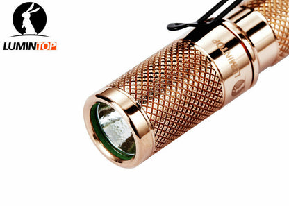 LUMINTOP Copper Tool AAA Special Mini Keychain EDC Flashlight